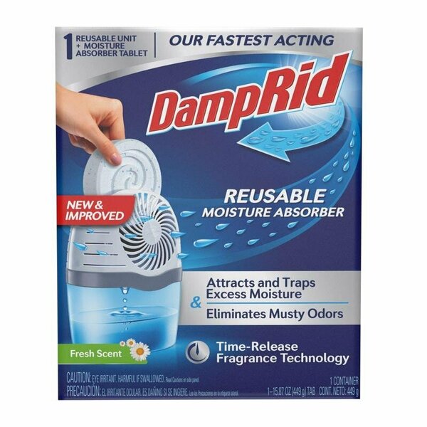 Damprid Moisture Absorber and Odor Eliminator Fresh Scent 15.87 oz FG96FSSB